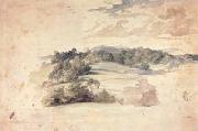 Anthony Van Dyck Hilly landscape with trees (mk03) china oil painting reproduction